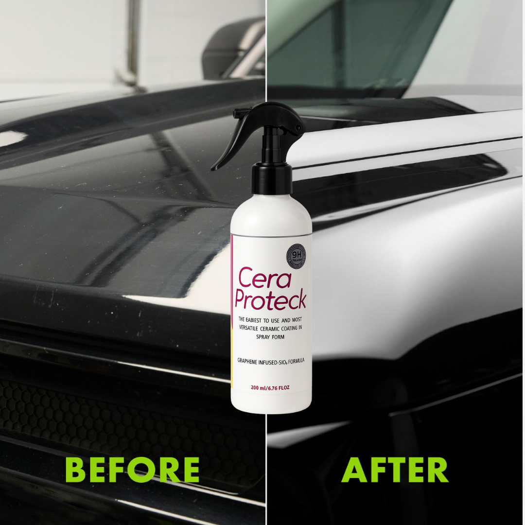 Ceramic coating spray