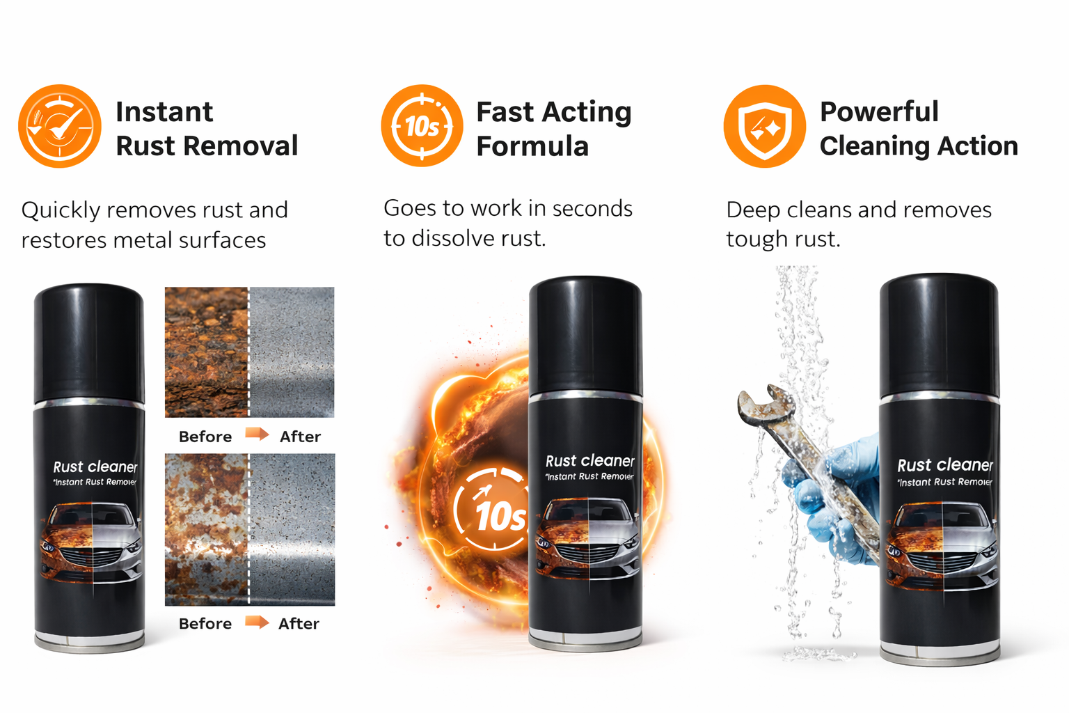 Car rust cleaner